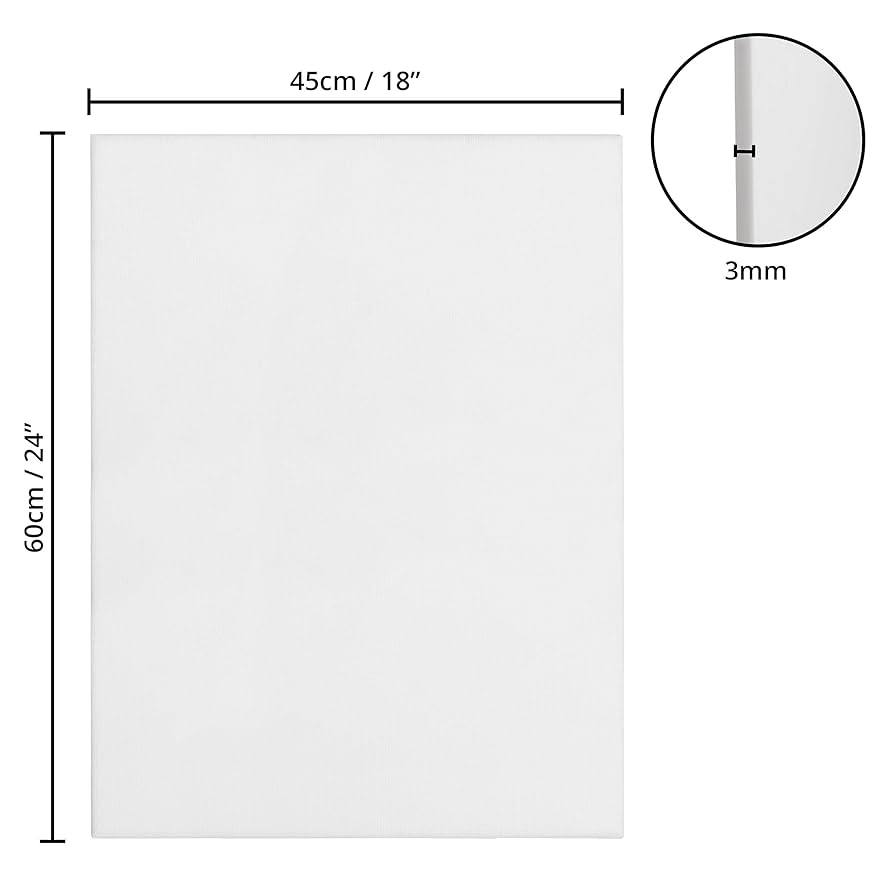 لوحة كانفوس مستطيل 45×60	Canvas Rectangle Board 45×60