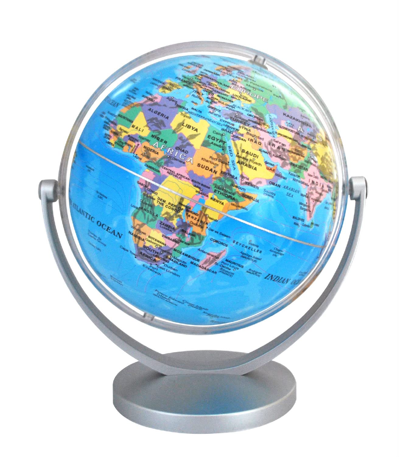 كرة ارضية مقاس  بقطر 20 سم 360 درجه