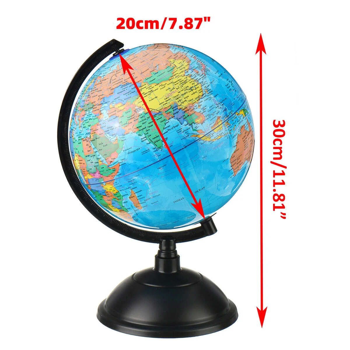 مجسم الكرة الأرضية Anthropomorphic globe(انجليزي) 20CM